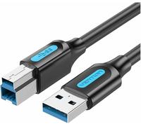 Printer Cable Usb 3.0 A To B Vention Coobf 2A 1M Black Pvc
