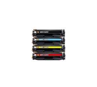 Printer, Cartouche de Toner 4X 075 CRG075, Compatible avec Canon Color ImageCLASS LBP646Cdw LBP647Cdw MF662Cdw MF663Cdw, Recharge de Tambour d'imprimante Laser(075 NO Chips)