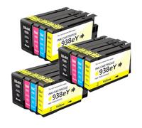 Printer Ink， Cartouche d'encre de remplacement 938e 938 938xl, Compatible avec les imprimantes HP OffceJet Pro 9110b 9120b 9130b 9120 9120e 9130 9130e 9720 9720e 9730 9730e ,for Ink Cartridges(3 SET)