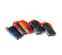 Printer Ink Set, Replacement for Photosmart C6380 C6300 C5300, Clear Printing No Fading Ink Cartridges, ABS Material with Fluent Ink for Photos Documents, Compatible (BK PBK C M Y 5 Colors)