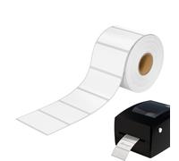 Printer Labels - 2x1 Waterproof Tear Resistant Roll For Office