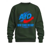 Printera AFD Sweatshirt avec inscription « Wir Sind Mehr Deutschland » | Sarcasme conservateur maison alternative assistant électeur mouvement civil est patriotisme politique liberté résistance