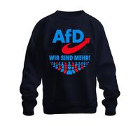 Printera AFD Sweatshirt avec inscription « Wir Sind Mehr Patriotisme