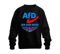 Printera AFD Sweatshirt avec inscription « Wir Sind Mehr Patriotisme