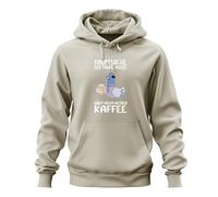 Printera Ancien oiseau ne jaillit pas mon café amateur de café humour de bureau sweat à capuche unisexe sweat à capuche, naturel, XXL