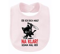 Printera Bavoir pour bébé avec inscription « Ob ich dich mag Na klar