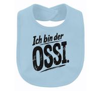 Printera Bavoir pour bébé « Ich bin der Ossi », bleu clair, Taille unique
