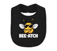 Printera BEE-ATCH Bavoir pour bébé Motif abeille | Apiculture, abeille, bodybuilding, musculation, entraînement, gym, guêpe, insecte, amateur d'abeilles