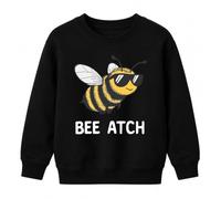 Printera Bee Atch Sweat-shirt pour enfant Motif abeille cool | Hummel Apicerie Rule d'abeille Miel Reine des abeilles Amoureux de la nature Amoureux des abeilles Cartoon BD Guêpe Amoureux