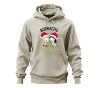 Printera Borracho Navidad Drôle Noël Fête de Noël Cadeau Part Unisexe Sweat à capuche Pull à capuche, naturel, L