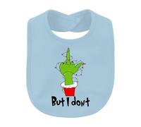 Printera But I Don't Bavoir de Noël pour bébé | Coquin, sarcastique, manchette de Noël, Ugly Christmas, guirlande lumineuse, cactus de Noël, doigt odorant, drôle, drôle