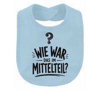 Printera Comment c'était dans la partie centrale ? Bavoir pour bébé, bleu