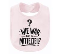Printera Comment c'était dans la partie centrale ? Bavoir pour bébé, Rose