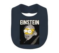 Printera Einstein Parodie Simpsons Mashup Bavoir pour bébé | Albert Physiker Pop Art Comic Fun Idée Cadeau Théorie de la Relativité Génie Mathématiques