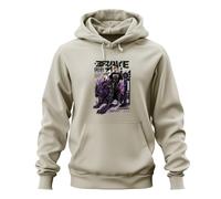 Printera Fearless Katana Samurai Japon Y2K Sweat à capuche naturel M