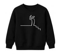 Printera La Linea Balum Sweat-shirt pour enfant | Dessin animé culte années 80 70 animation rétro classique drôle enfance série TV Line Art Humour italien