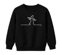 Printera La Linea Balum Sweat-shirt pour enfant | Osvaldo Cavandoli Dessin animé enfance nostalgie Badilum années 70 80 Animation Line Art Série TV minimaliste Humour