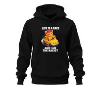 Printera Life is A Race and I Am The Statement Sweat à capuche, Noir , L