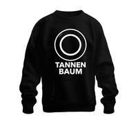 Printera O Tannenbaum Noël Décoration de Noël Chœur Choral Sweat-shirt Unisexe, Noir , S