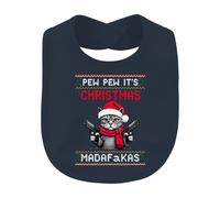 Printera Pew Pew It's Christmas Madafakas Bavoir pour bébé | Chat, pistolets, Noël, drôle, pull, chat, chat, arme, humour, drôle, motif tricoté, hiver