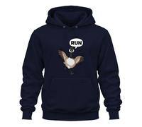 Printera Run Kanadagans Sweat à capuche Cobra Chicken | Colère, drôle, meme, canada, oie, honk, oiseau aquatique, fuite, chasse, humour, bande dessinée, oiseau, amoureux des animaux