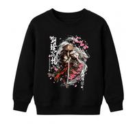 Printera Samurai Ronin Dragon Japon Y2K Sweat-shirt pour enfant | Bushido Shogun Ninja Sakura Manga Anime Japonais Combat Épée Code d'honneur Sumi-e Zen Arts martiaux