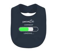 Printera Sarcastic Comment Loading Bavoir pour bébé | Ironie Bureau Collège Inscription Cynisme Nerd Gamer Amusant Anniversaire Déclaration Ironique