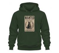 Printera Schrödinger's Cat Wanted Statement Sweat à capuche | Sarcasme physique quantique squelette science physicienne idée cadeau étudiant enseignant Western Outlaw drôle science geek