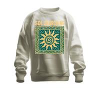 Printera Sol Searching Sunset Tribal Boho Hippie Sweat-shirt, naturel, S