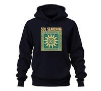 Printera Sol Searching Sunset Tribal Boho Sweat à capuche, bleu marine, S