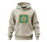 Printera Sol Searching Sunset Tribal Boho Sweat à capuche, naturel, S