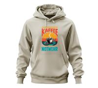 Printera Sweat à capuche « Alles vor dem ersten Kaffee », naturel, S