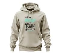 Printera Sweat à capuche avec inscription « Ich Bin 99% Engel Aber