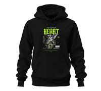 Printera Sweat à capuche Forlorn Heart Angel Statue Desolation, Noir , 3XL