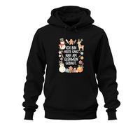 Printera Sweat à capuche unisexe avec inscription « Ich bin Heute ganz nah am Glühwein », Noir , L