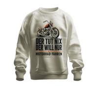 Printera Sweat-shirt « Der TUT nix der Will nur Statement », naturel, M