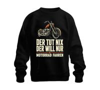 Printera Sweat-shirt « Der TUT nix der Will nur Statement », Noir , 3XL