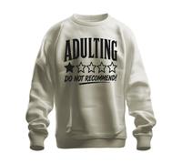 Printera Sweat-shirt « Do not recommend 1 Stern » pour adulte, naturel, L