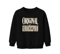 Printera Sweat-shirt original pour enfant avec traces d'usure, Noir , 152