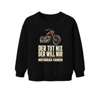 Printera Sweat-shirt pour enfant avec inscription « Der TUT nix der Will