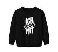 Printera Sweat-shirt pour enfant avec inscription « Ich musste mal raus