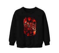 Printera Sweat-shirt rétro « Welcome to The Upside Down Sci Fi » des années 80 pour enfant, Noir , 104