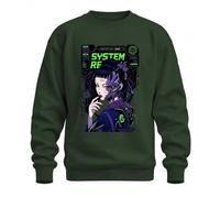 Printera System RE Error 404 Cyborg Japan Y2K Sweat-shirt | Android Futuristic Otaku Synthwave Glitch Art Streetwear Gaming Cosplay Tokyo Style Mecha Robot Sci-fi