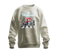 Printera The Nightmare Jack Skellington Sally Beetlejuice Sweat-shirt de Noël unisexe, naturel, M
