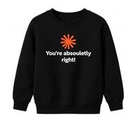 Printera You're Absolutely Right Chatbot Sweat-shirt pour enfant | KI Meme, Prompt, Programmeur, Intelligence Artificielle, Développeur, Humour informatique, Développeur de logiciels, Nerd