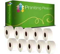 Printing Pleasure 10 x 11356 Étiquettes pour Dymo LabelWriter & Seiko Imprimante d'étiquettes | 89mm x 41mm | 300 Étiquettes par Rouleau