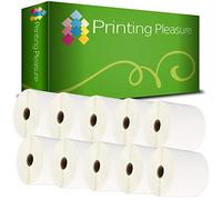 Printing Pleasure 10 x Zebra 100mm x 150mm Étiquettes pour Zebra Type Imprimante d'étiquettes | 500 Étiquettes par Rouleau