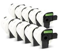 Printing Pleasure 10x Compatible DK-11202 62mm x 100mm Étiquettes d'expédition (300 Étiquettes par rouleau) pour Brother P-Touch QL-500 QL-550 QL-560 QL-570 QL-650TD QL-700 QL-720NW QL-1050 QL-1060N