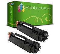 Printing Pleasure 2 Compatible CE278A 78A Cartouches de Toner pour HP Laserjet Pro M1536 MFP M1536DNF P1560 P1566 P1600 P1606 P1606DN - Noir, Grande Capacité