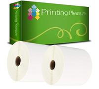 Printing Pleasure 2 x Zebra 100mm x 150mm Étiquettes pour Zebra Type Imprimante d'étiquettes | 500 Étiquettes par Rouleau